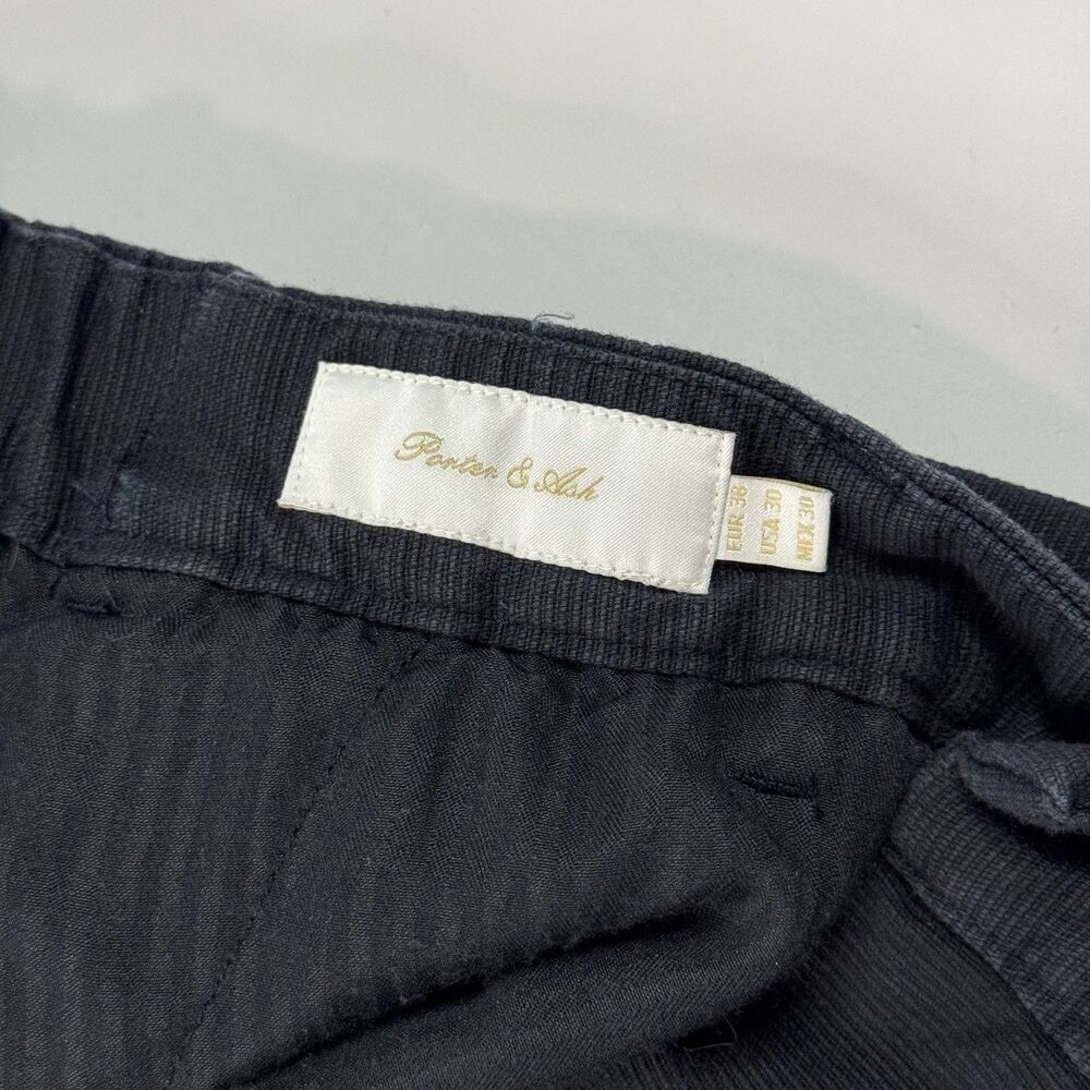 Porter & Ash Mens Luxury Casual Summer Shorts Navy NWOT Size 30 - Picture 5 of 7